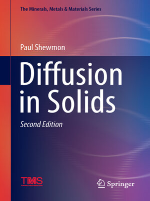 cover image of Diffusion in Solids
